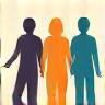 Illustration of three interconnected people